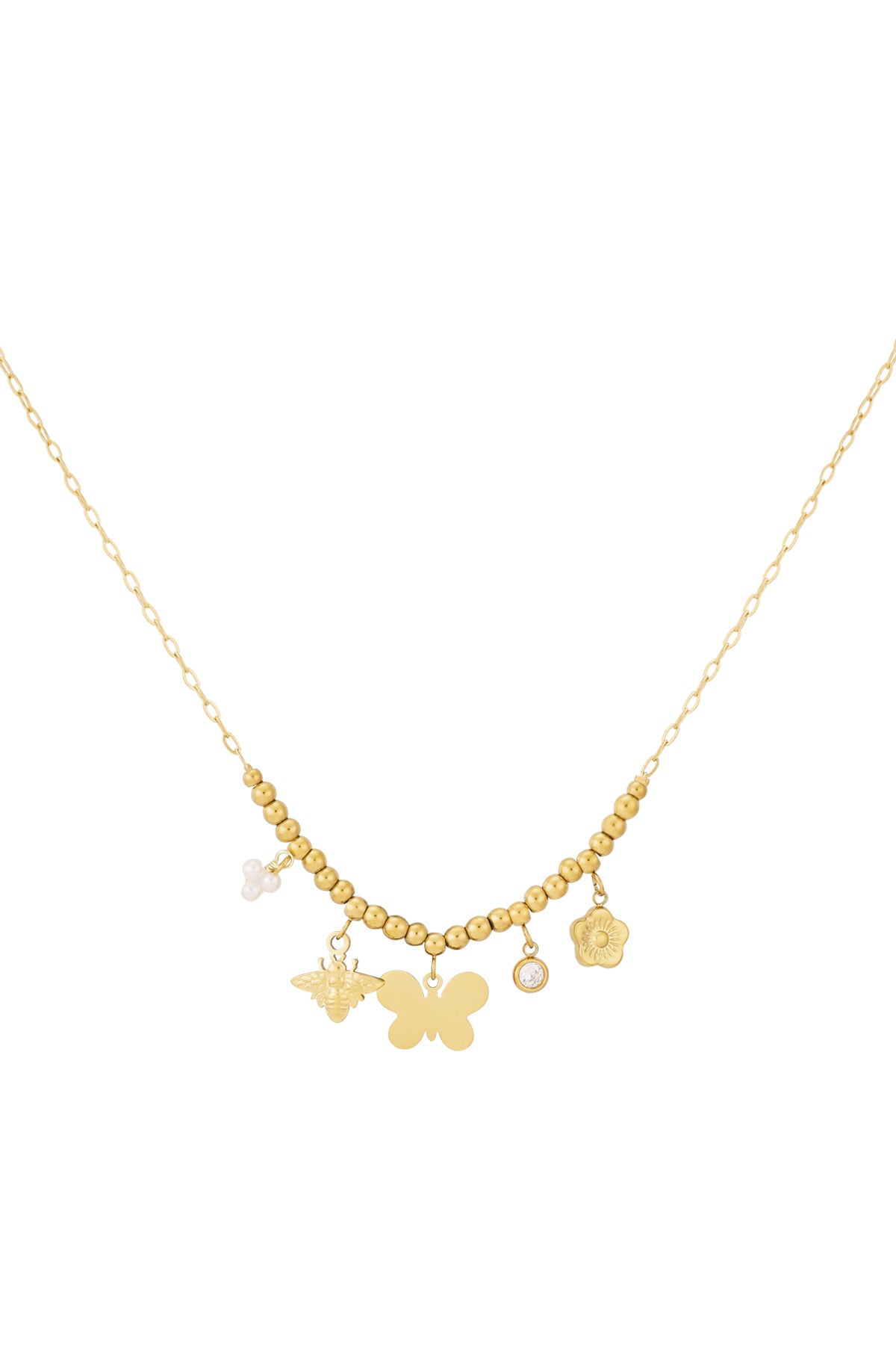Butterfly Bliss Halskette - Goldfarben