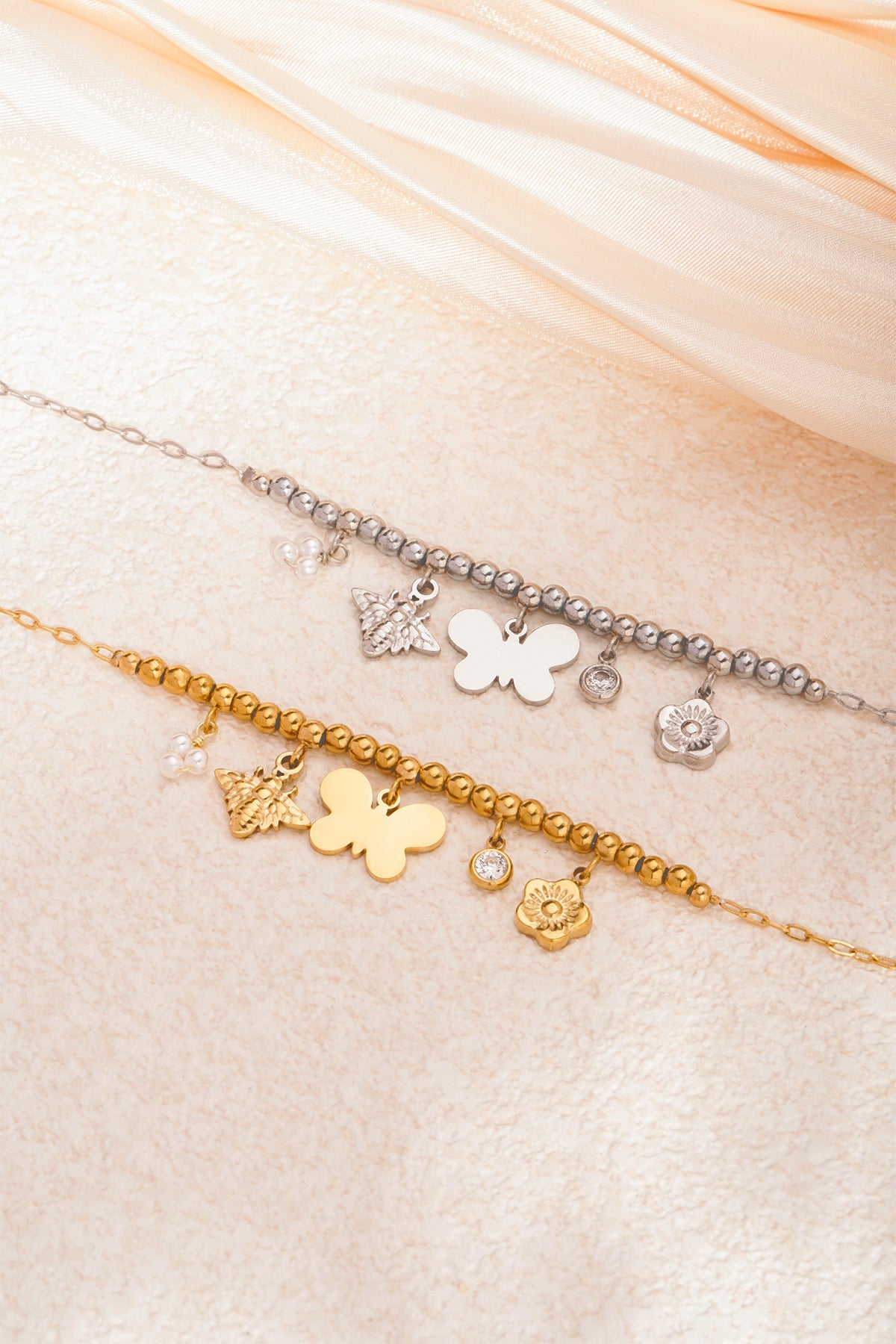 Butterfly Bliss Halskette - Goldfarben