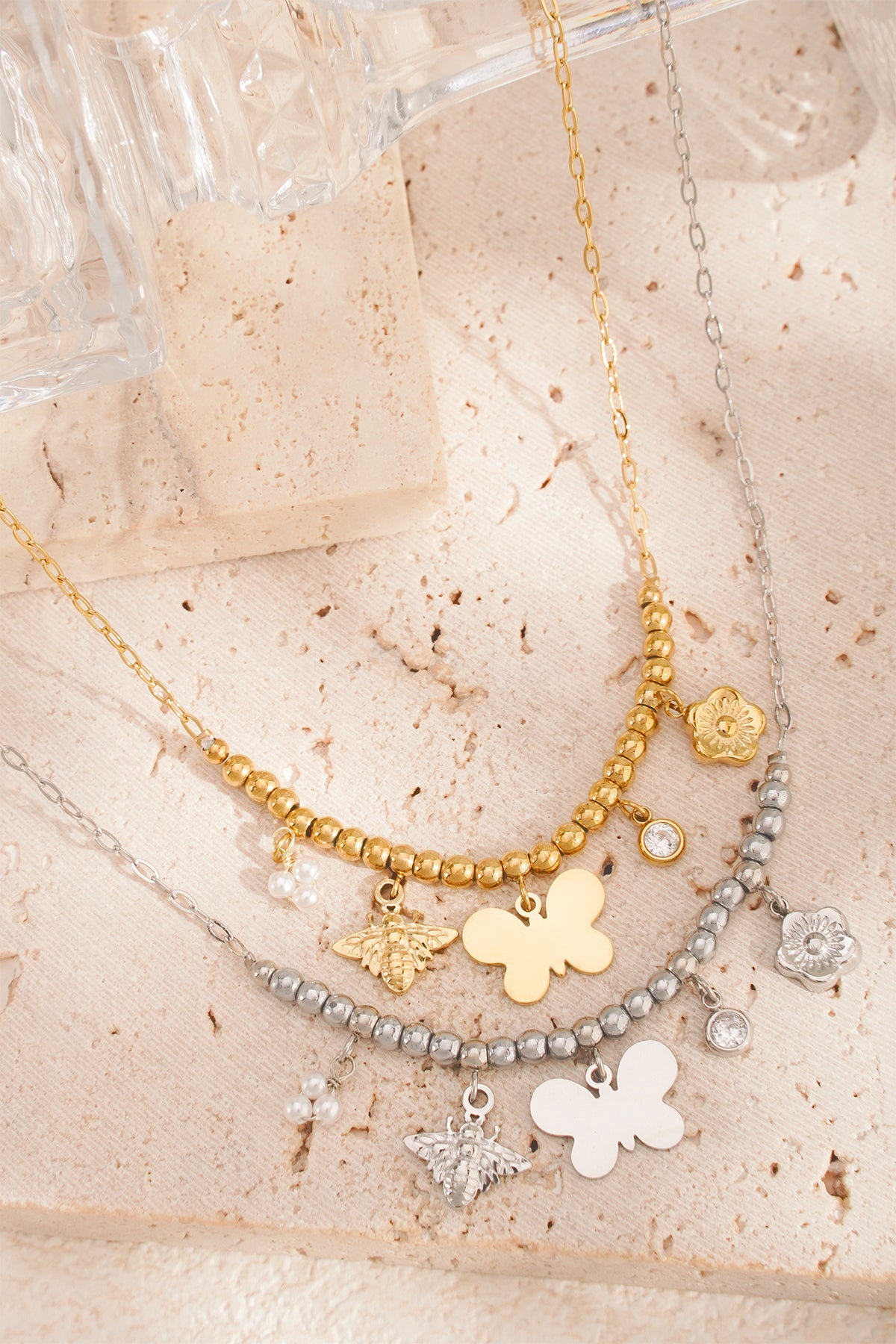 Butterfly Bliss Halskette - Goldfarben