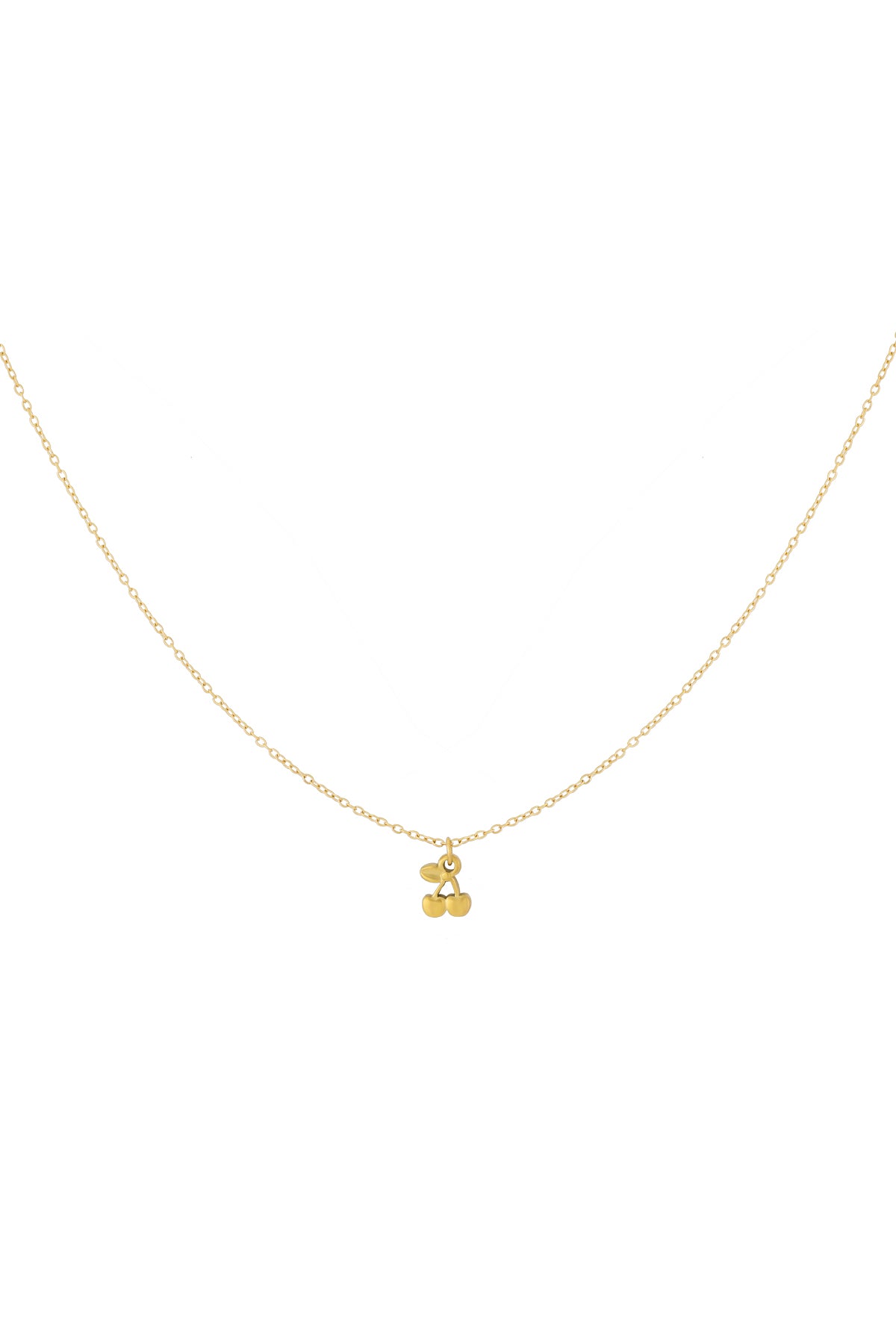 Kirschenkette - Goldfarben