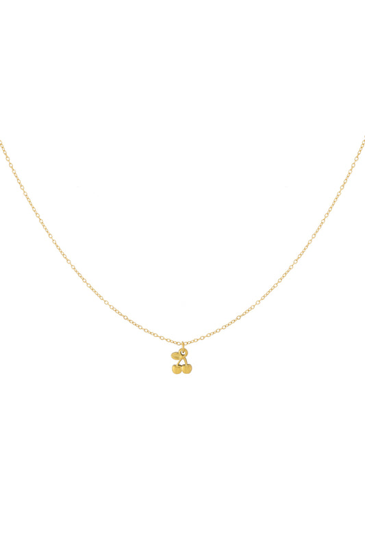 Kirschenkette - Goldfarben