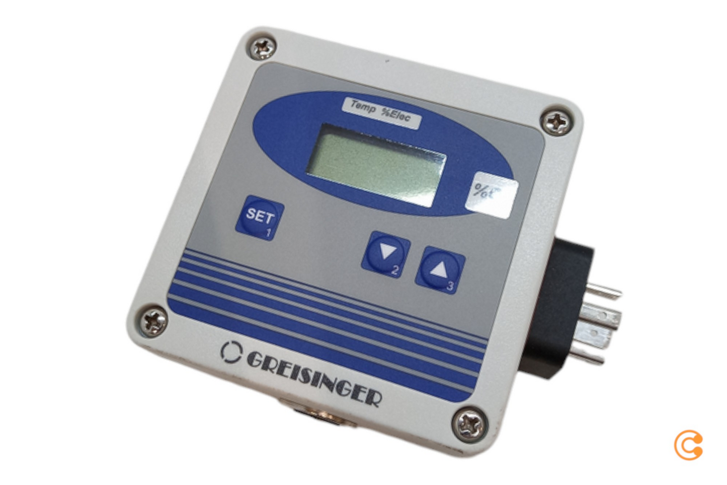 B-Ware Greisinger Oxy 3690 Sauerstoff Messgerät Externer Sensor Unvollständig