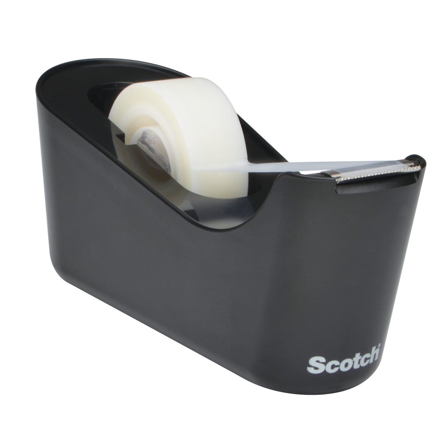 Scotch™ Tischabroller C18, Schwarz + Scotch® Magic™ Unsichtbares Klebeband, 1 Rolle/Packung | Packung (1 Stück)