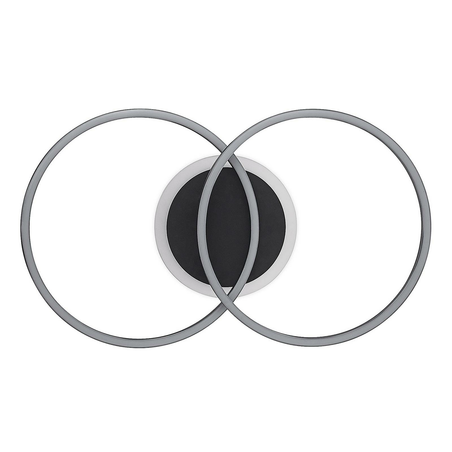 B-grade Lindby Kimari LED ceiling lamp, pendant lamp, light fixture, 30W RGB dimmable, black