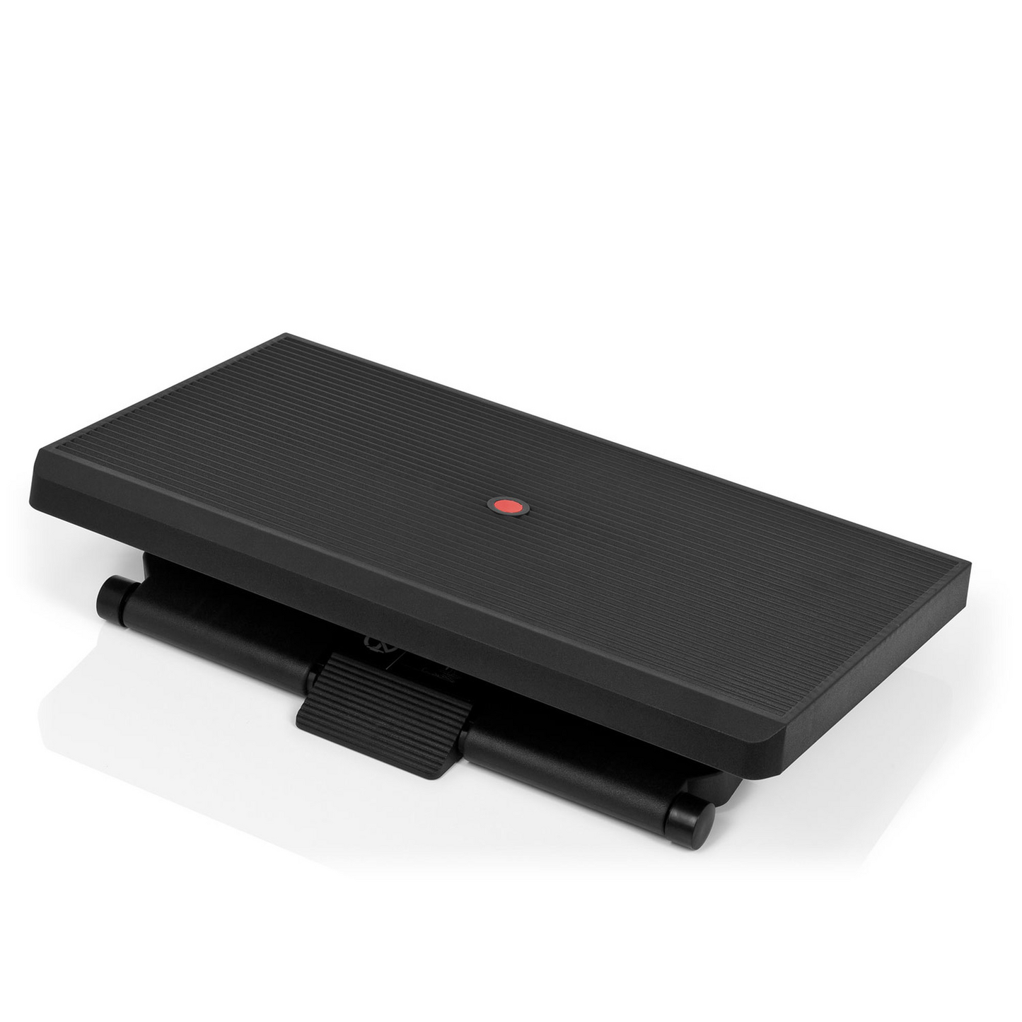 B-grade Hjh Office footrest Piedino Stripe Pro support black tiltable height adjustable