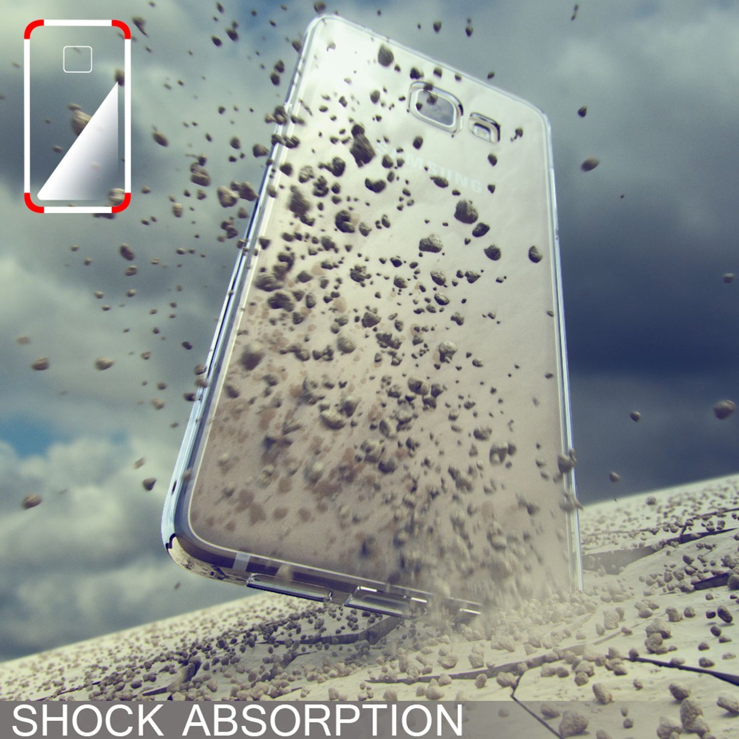 Samsung Galaxy A5 2017 hulstur, símahulstur frá NALIA, ofurþunnt sílikonhulstur úr jelli