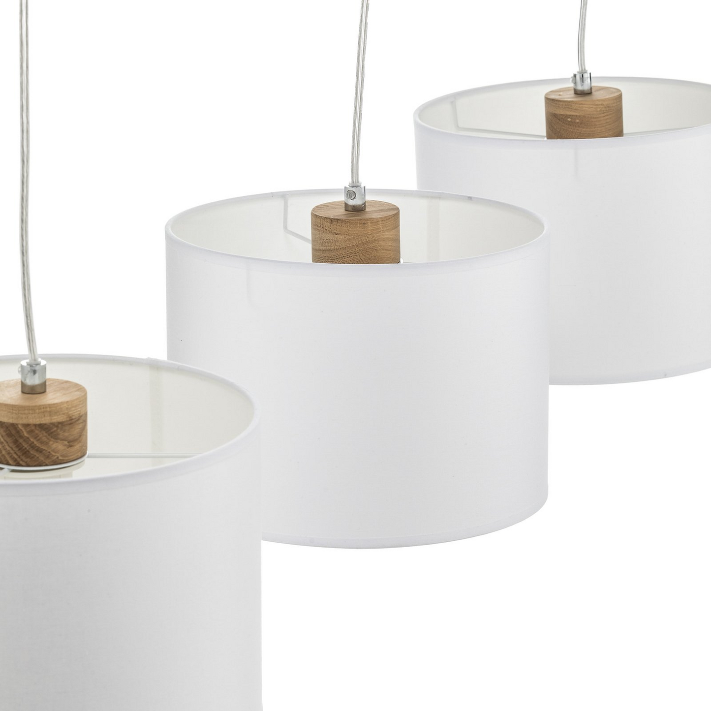 B-flokks Euluna hengiljós Corralee loftlampi hengiljós hvítt með þremur ljósum 757 