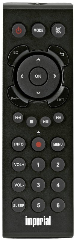 B-stock Imperial Dabman I560 CD Stereo Receiver 2x30 W Black CD Player Defective goods