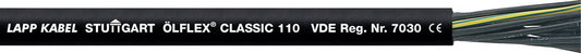 B-grade Lapp Ölflex Classic 110 Bk control cable, control cable