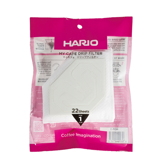 Hario My Cafe Drip Filter 01 – 22 Disposable Drip Bags