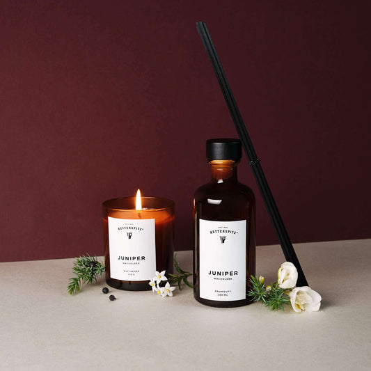 Retterspitz Room Fragrance &amp; Candle - Juniper - Fragrance Set
