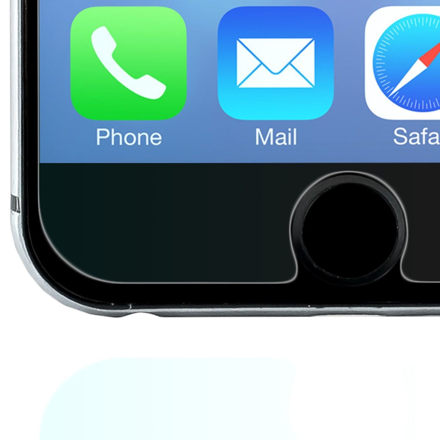 NALIA tempered glass screen protector for Apple iPhone 6 Plus / 6S Plus, 9H glass film