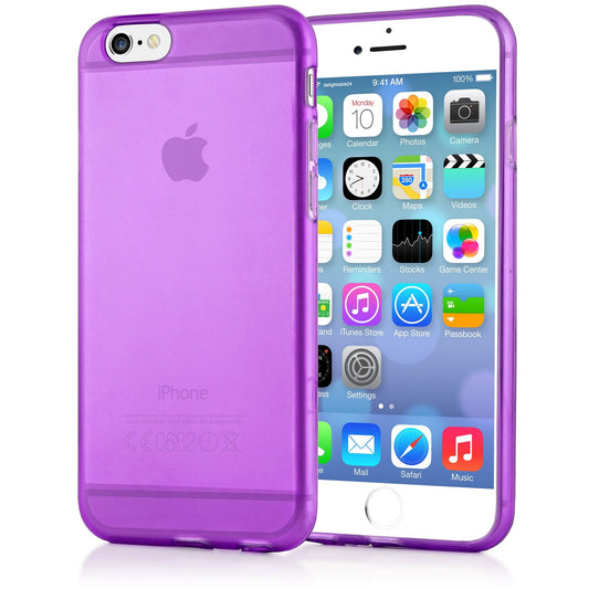 NALIA símahulstur fyrir Apple iPhone 6 6S, gegnsætt sílikonhlífðarhulstur