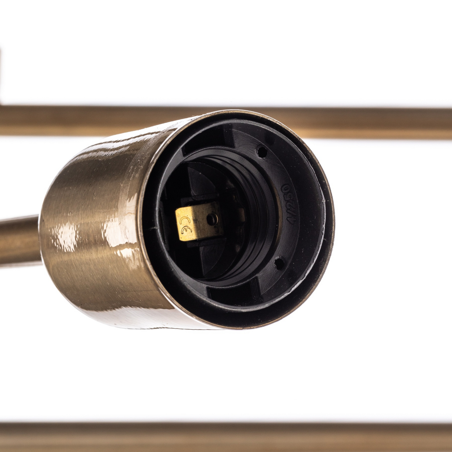 B-flokks loftljós Flower 176, 6 ljós, antik gull, loftlampi, ljós, kastljós