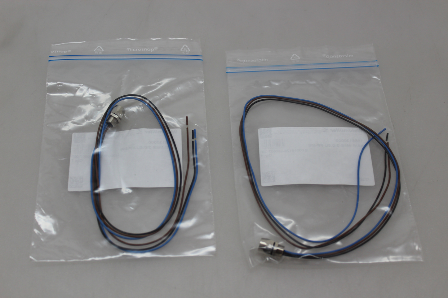 B-flokks 2 stykki Weidmüller 1856130000 tengi fyrir skynjara/stýribúnað, M8 innstunga