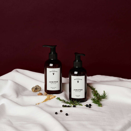 Retterspitz Juniper Care Set – Shower Gel and Body Lotion – Invigorating Natural Care with Juniper