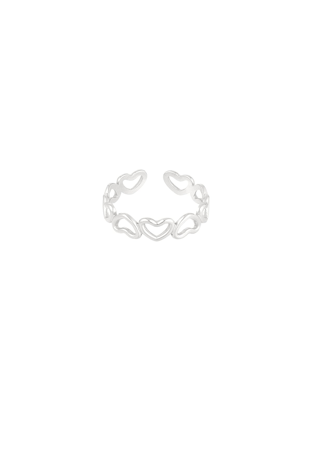 Ring „Love“ – Goldfarbe  - Goldfarbefarbe