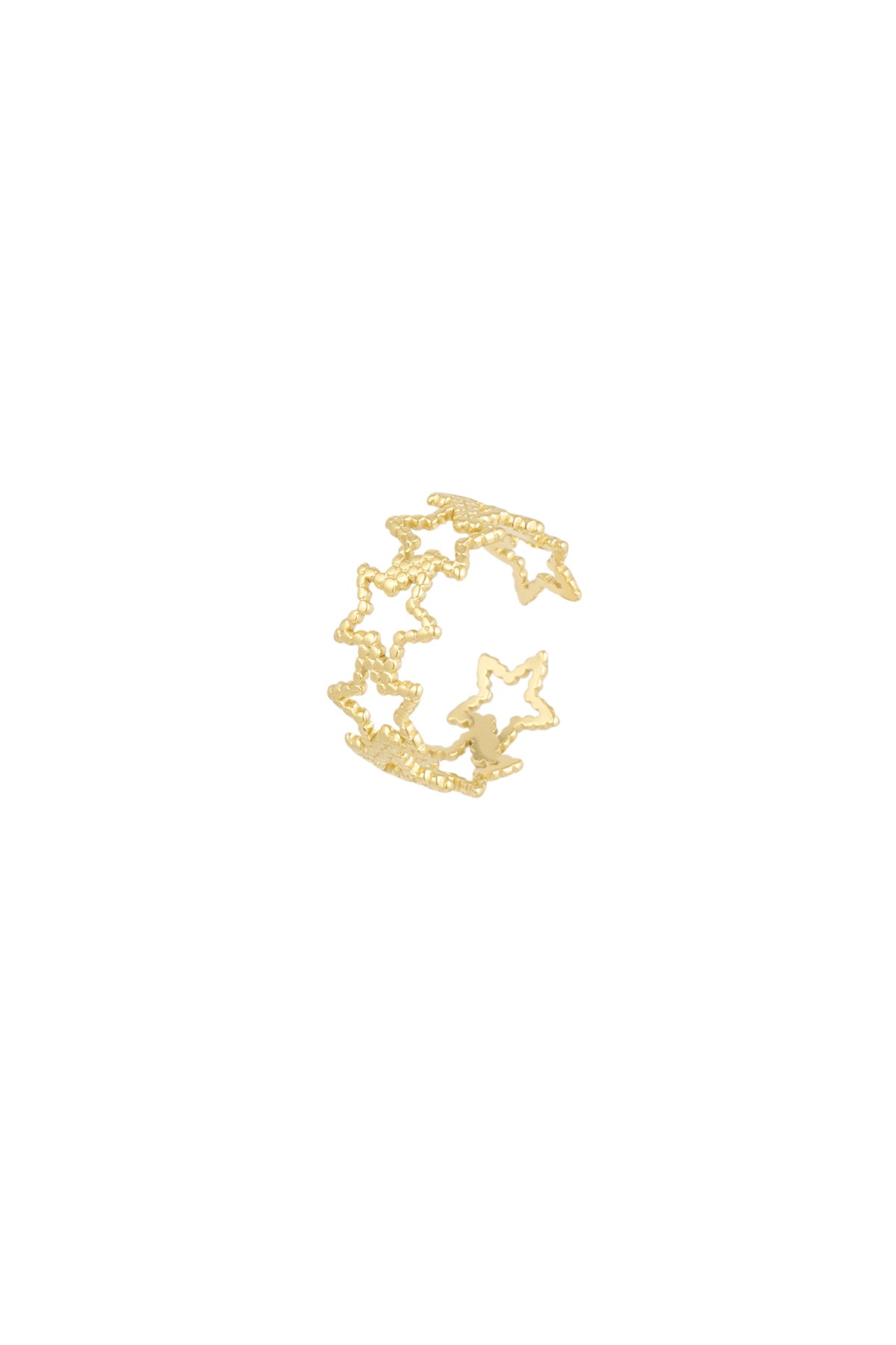 Ring „Sparkle all the way“ – Goldfarbe  - Goldfarbefarbe