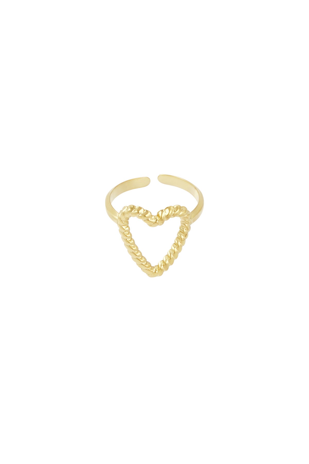 Ring „Wandel des Herzens“ – Goldfarbe - Goldfarbefarbe