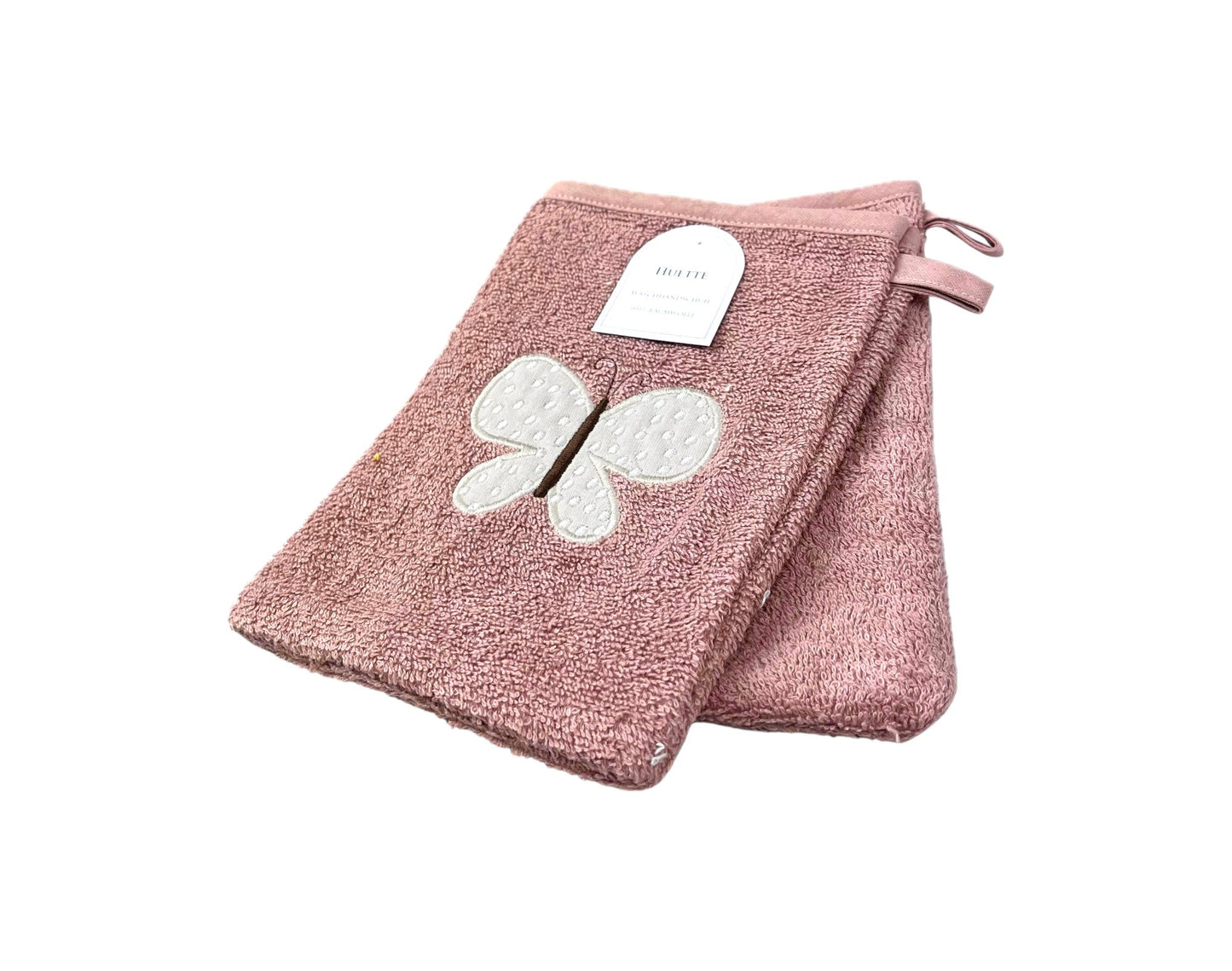 2er Pack Baby Waschhandschuhe » Set 2 Kinder Waschlappen Frottee » 21 x 15 cm reine Baumwolle » Wasch Handschuhe