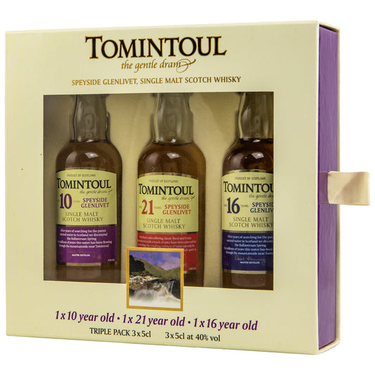 Tomintoul Collection 3 x 5 cl (smámyndir)