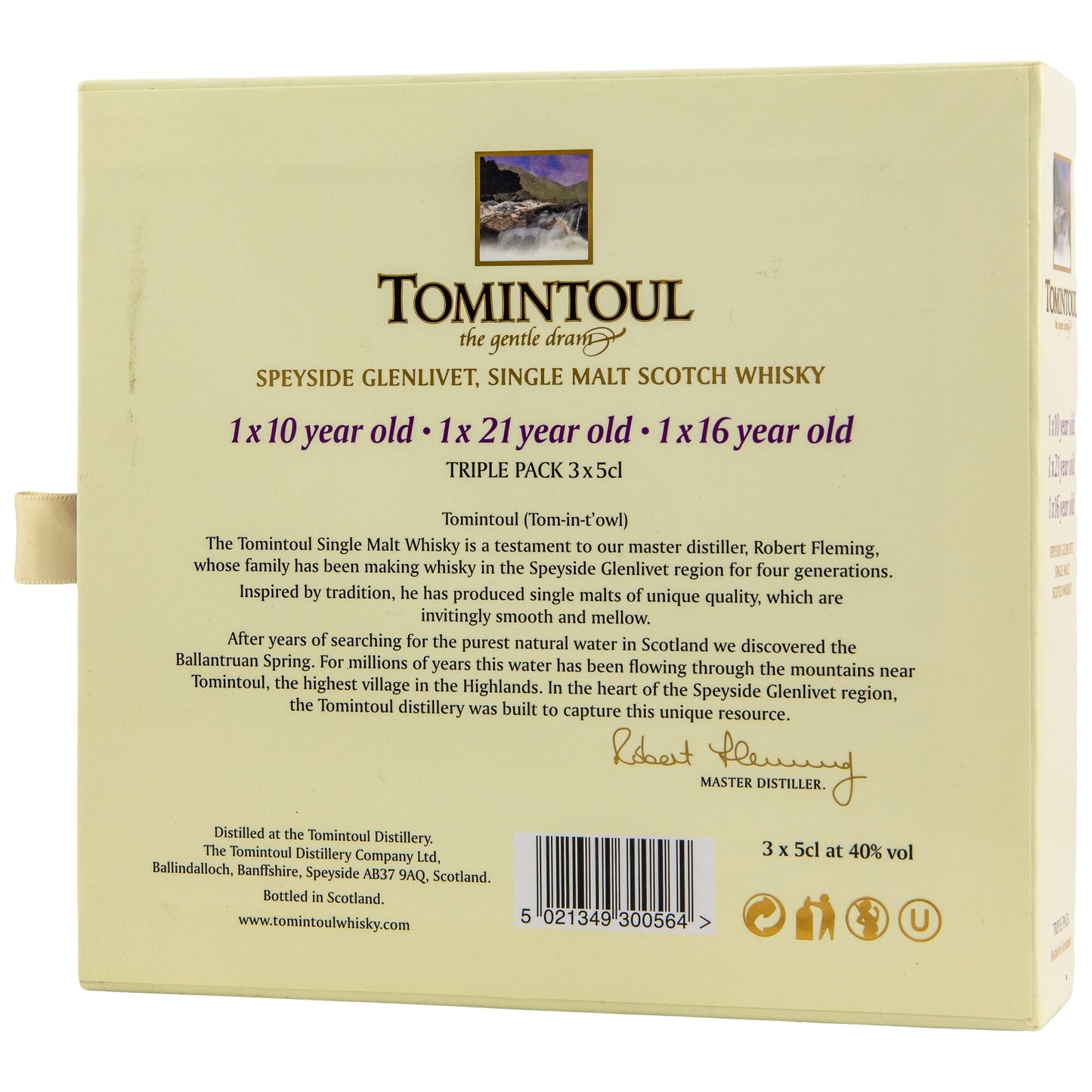 Tomintoul Collection 3 x 5 cl (smámyndir)