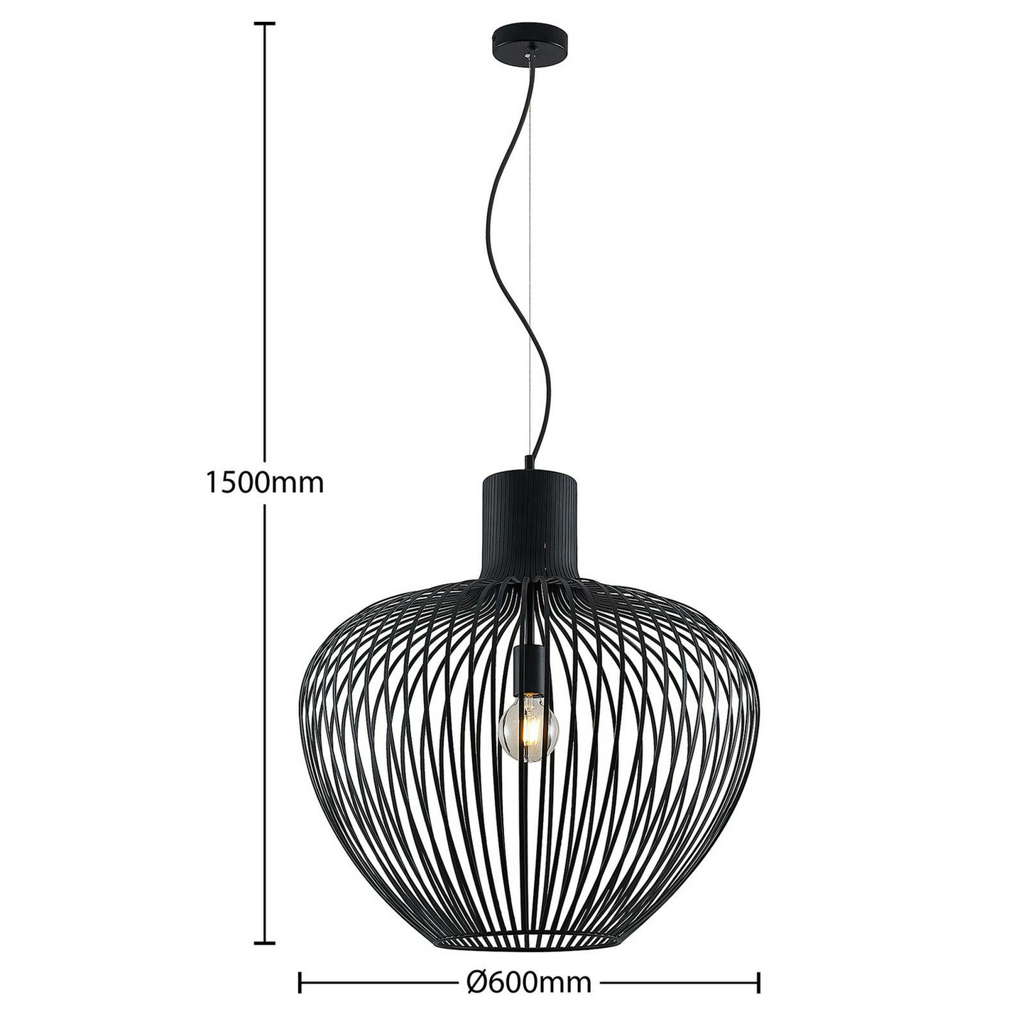 B-Ware Lindby Deandre Hängeleuchte Hängelampe Pendellampe Pendelleuchte Lampe Leuchte