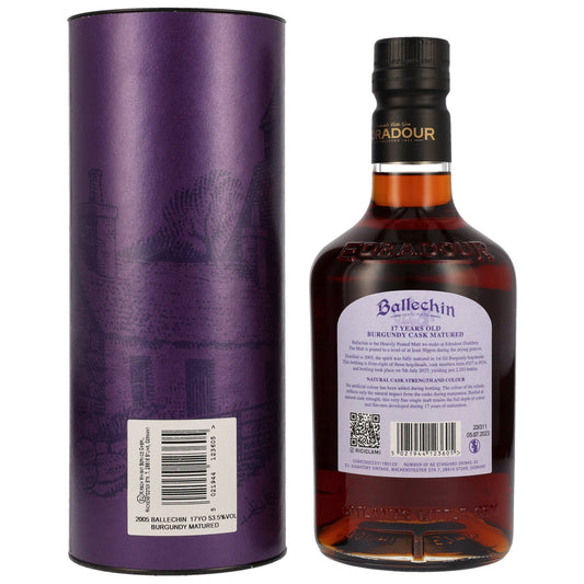 Ballechin 17 - Burgundy Wine Casks #327-334