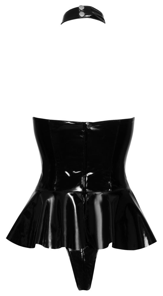 Black Vinyl Dress