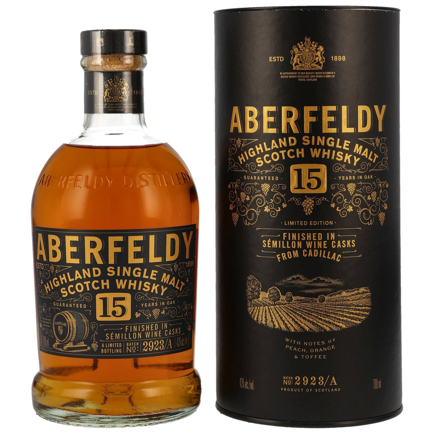 Aberfeldy Cadillac Red Wine Cask 15