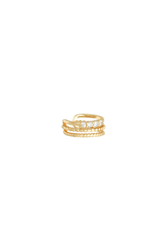 Earcuff Royal Goldfarbe Kupfer