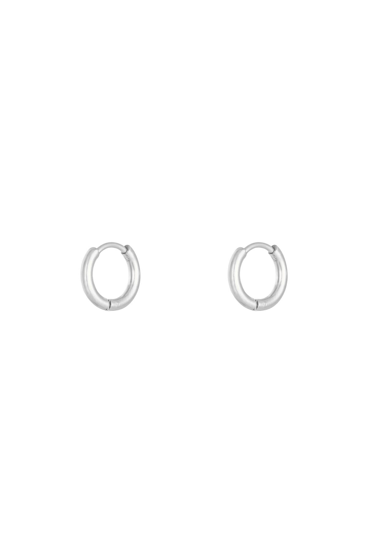 Kleine Creolen, 1,2 cm, Edelstahl