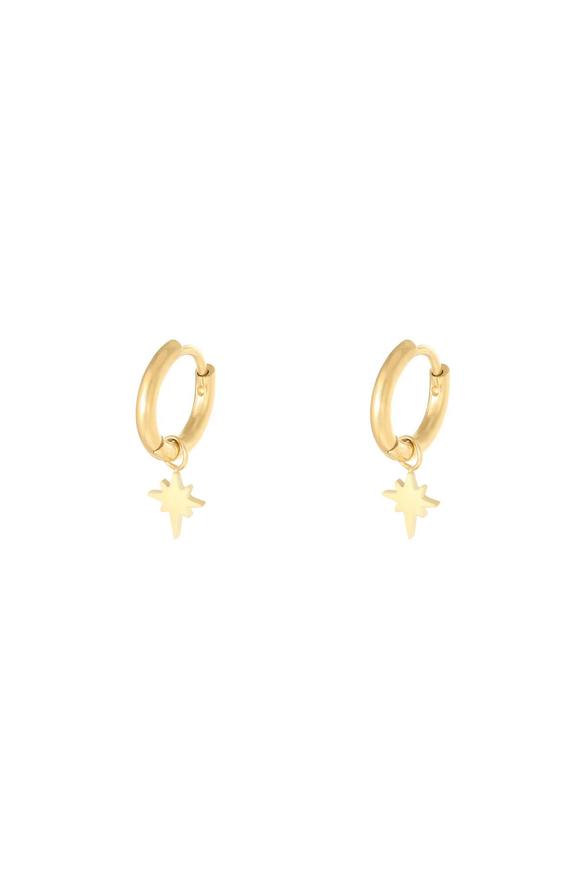 Ohrringe Spark Goldfarbe Edelstahl