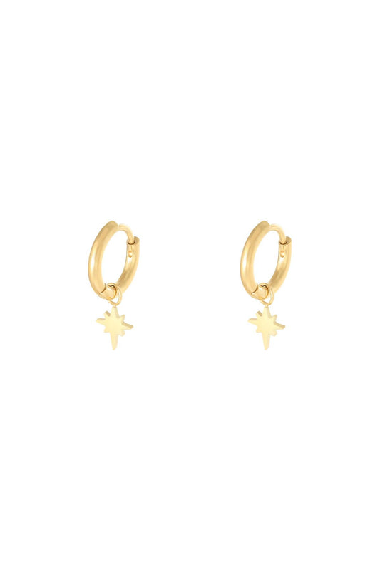Ohrringe Spark Goldfarbe Edelstahl