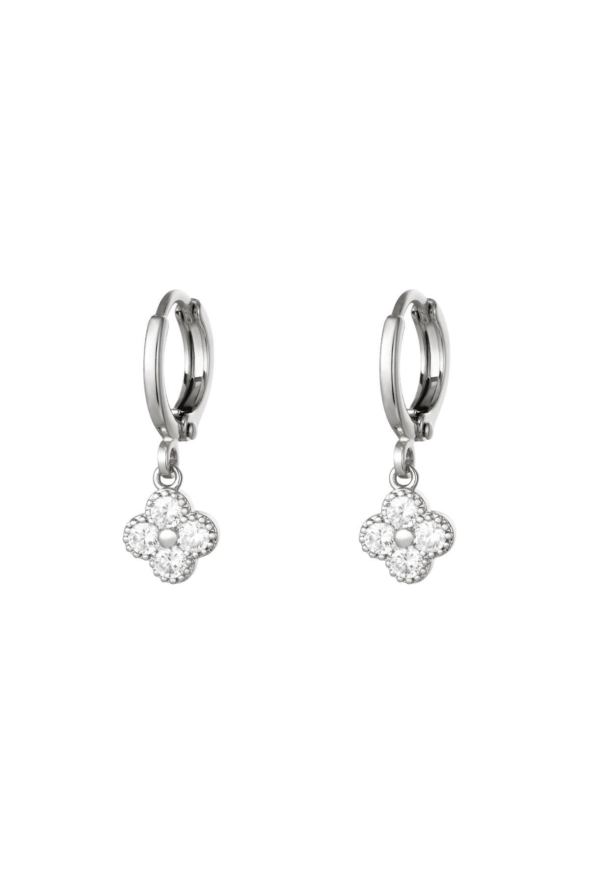Ohrringe Clover Goldfarbe Kupfer