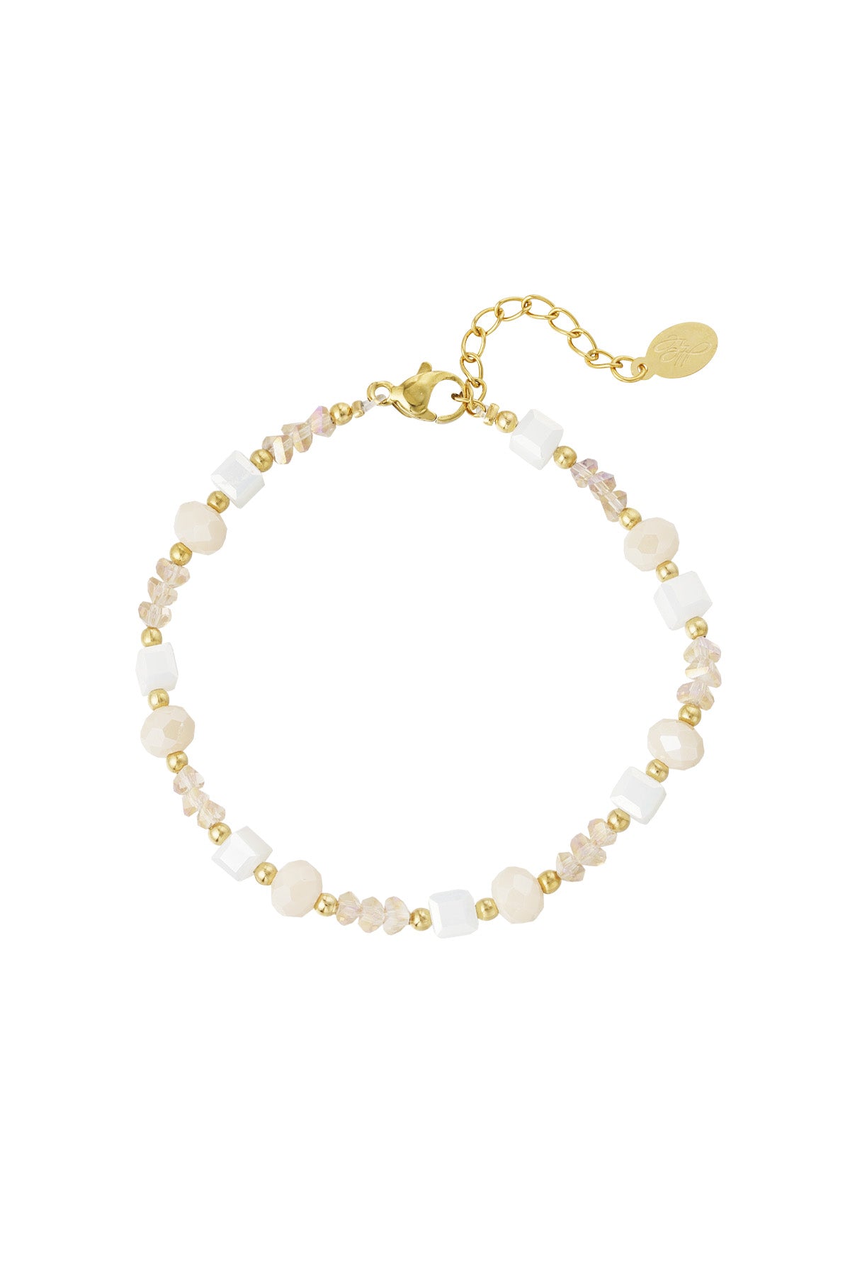 Armband Twisted Love - Grüngold