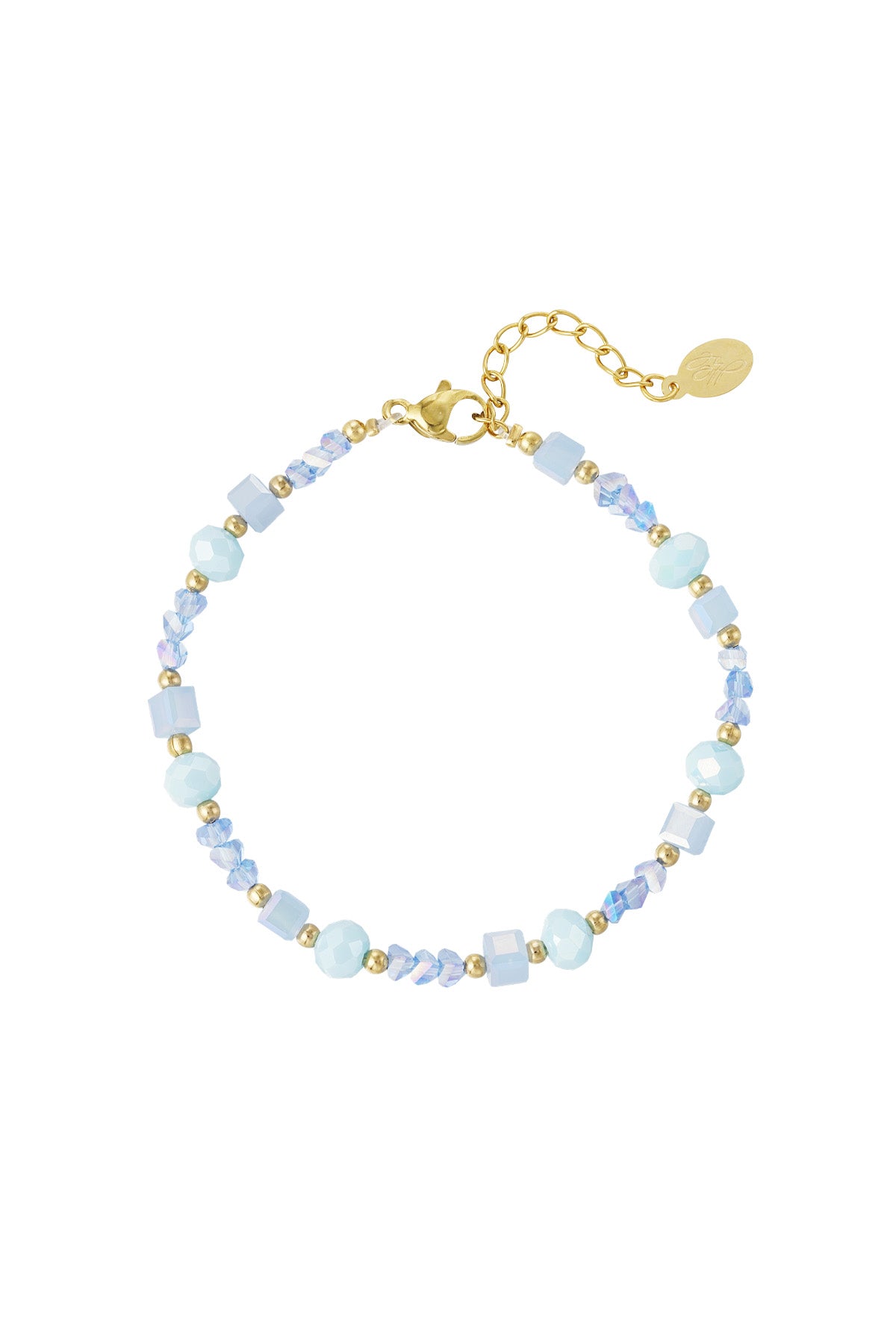 Armband Twisted Love - Grüngold