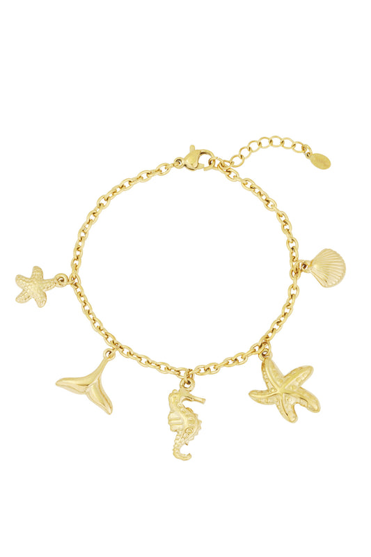 Inseltraum-Armband - Goldfarben