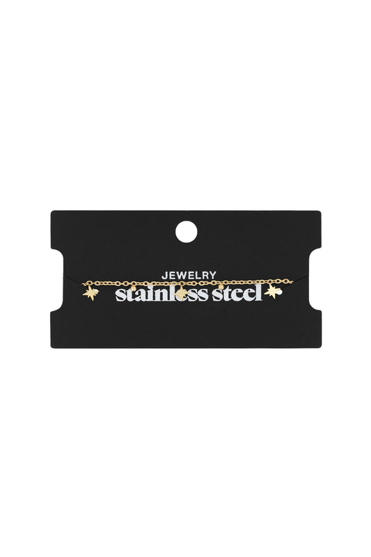 Armband mit leuchtenden Sternen – Goldstempel