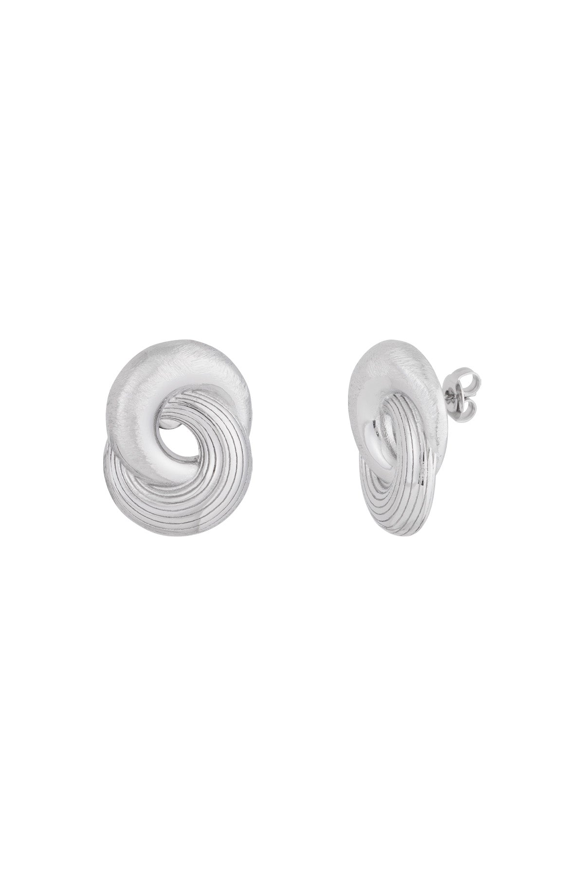 Infinity Twist Ohrringe - Goldfarben