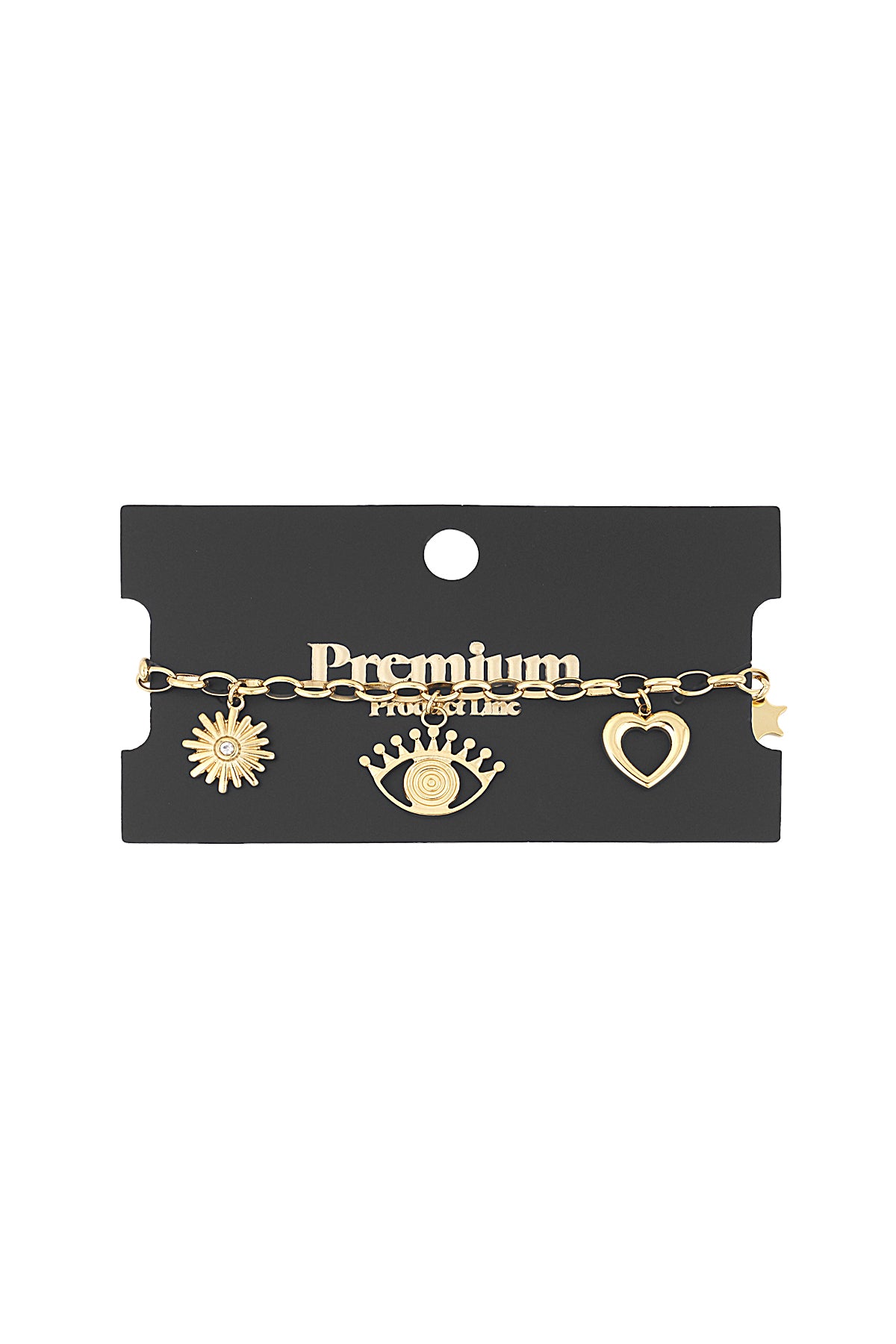 Charm-Wunderland-Armband - Goldfarben