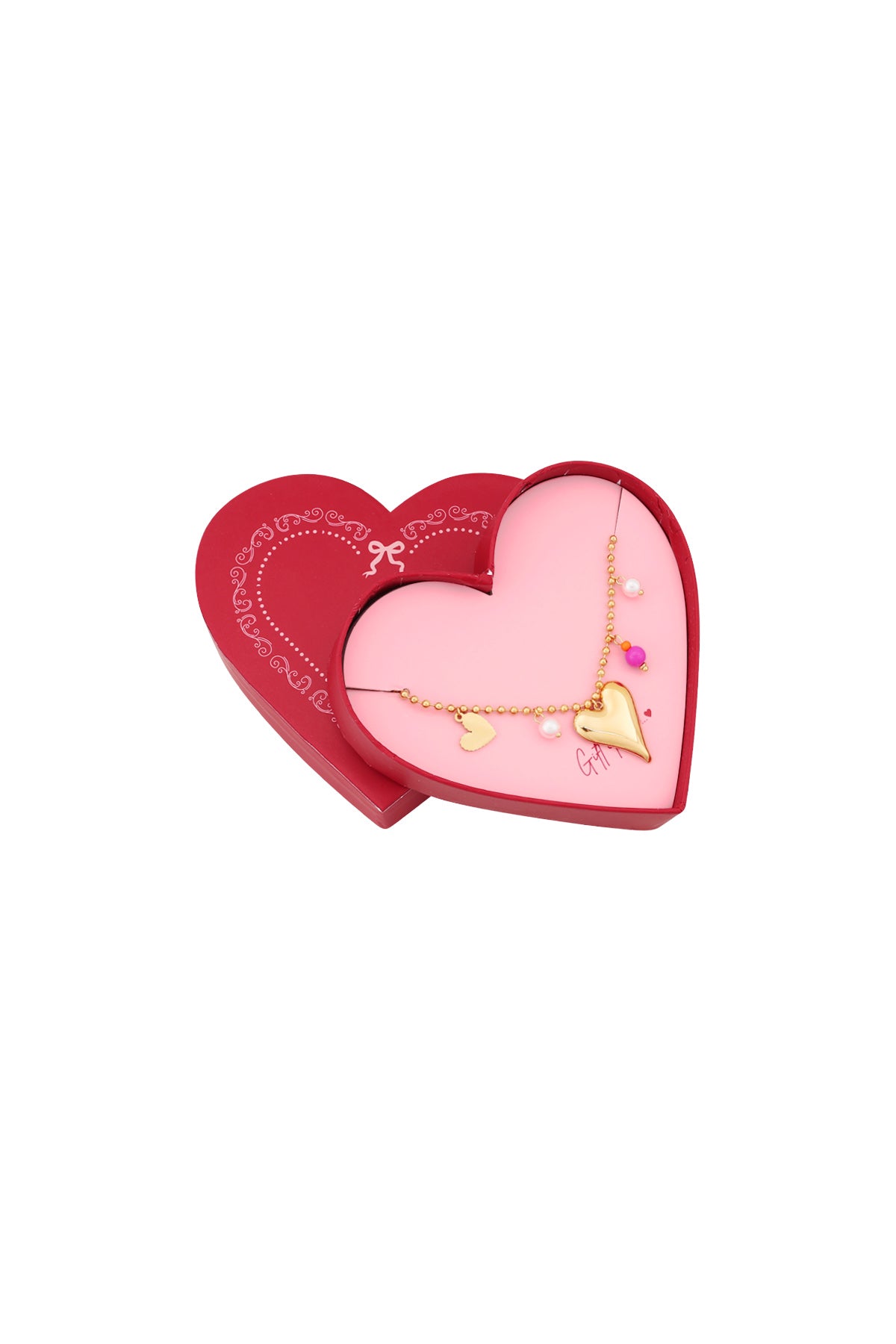 Geschenk der Liebe Liebesarmband aus Edelstahl – Goldfarben