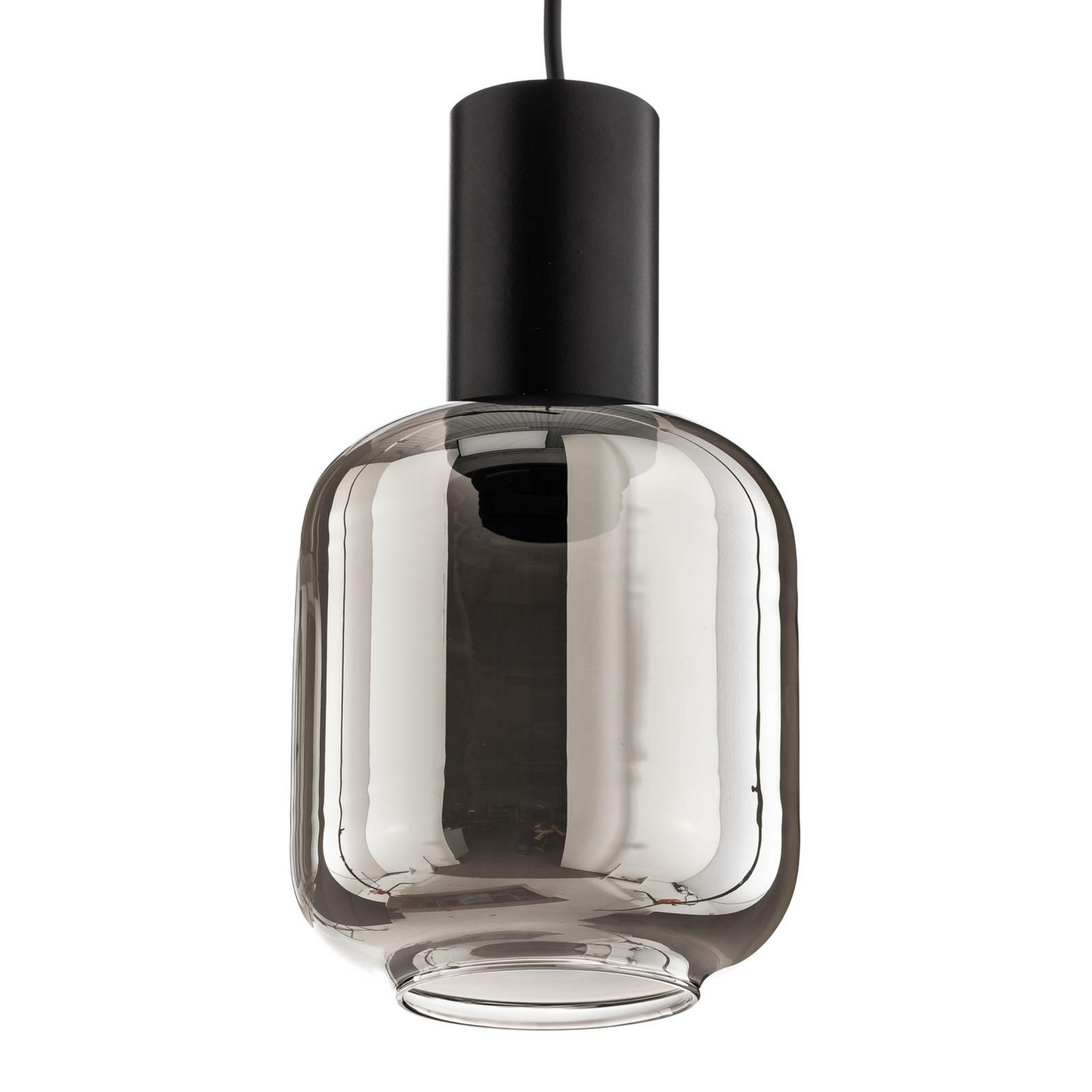 B-flokks Euluna hengiljós Smoke loftlampi lampi reyktur gler þrefaldur ljós 97 