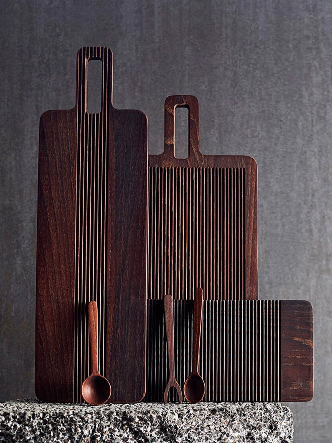 Frühstücksbrett Yami Esche geräuchert