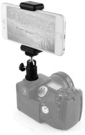 SYSTEM-S camera mount with 360° joint in black for smartphone