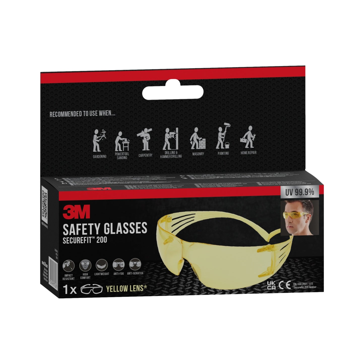 3M™ SecureFit™ Schutzbrille 200