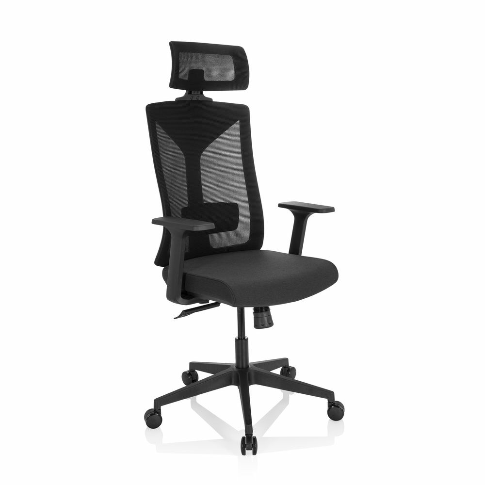 B-Ware Hjh Office Bürostuhl Drehstuhl Kodiak Stoff Netzstoff Schwarz Schreibtisch499
