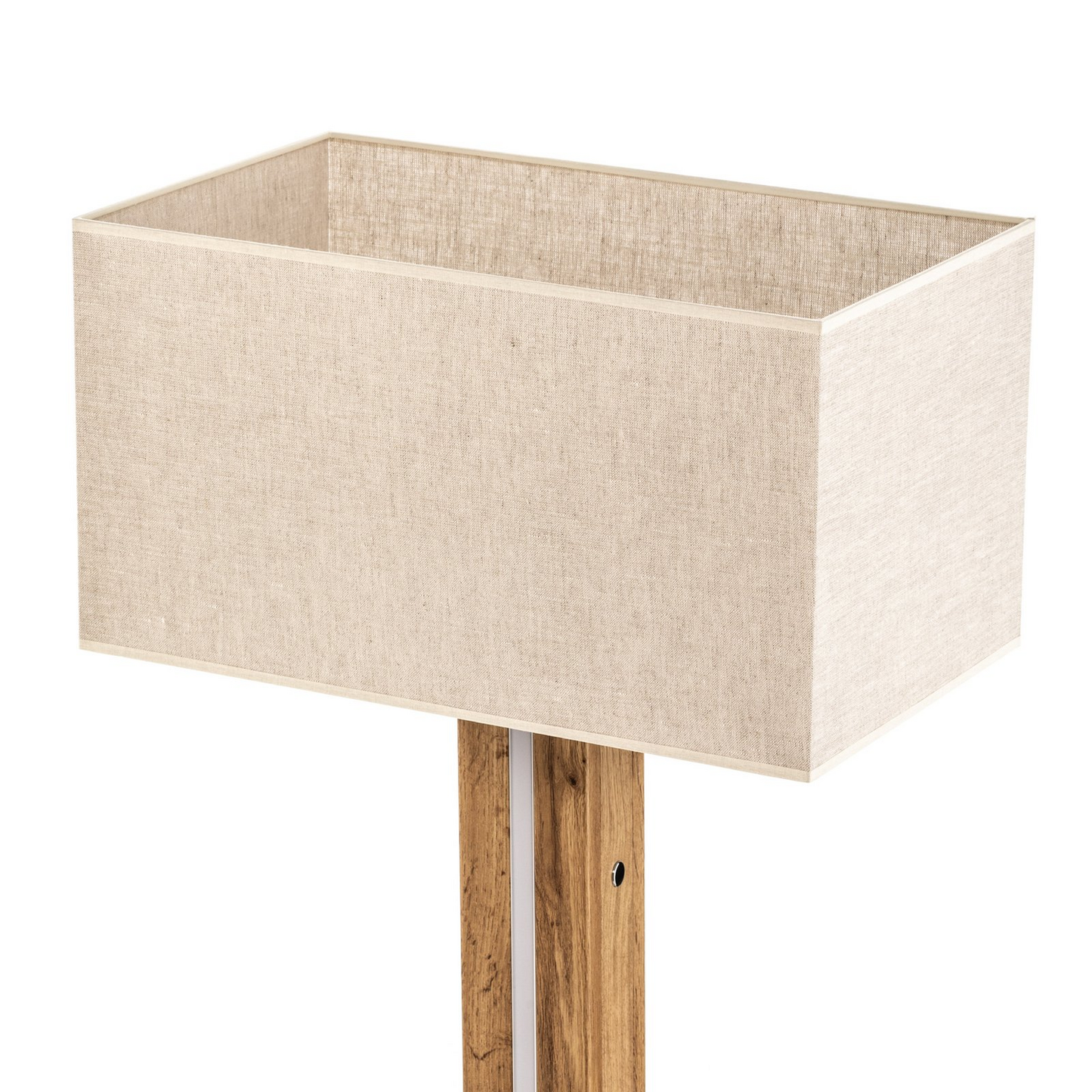 B-flokks Euluna gólflampi Elegance, dimmanlegur, beige 