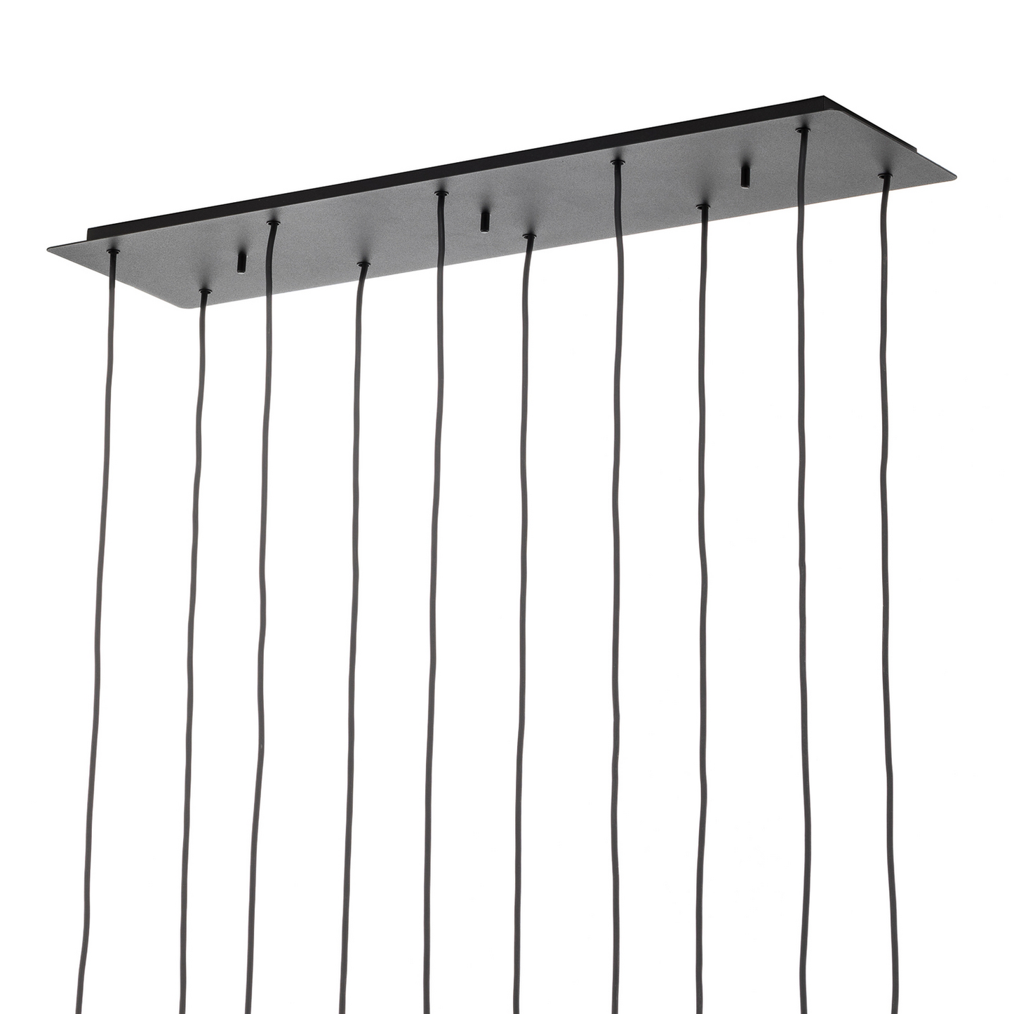 Hengiljós á lager, hengiljós, ljóslaser, tíu perur, svart stál