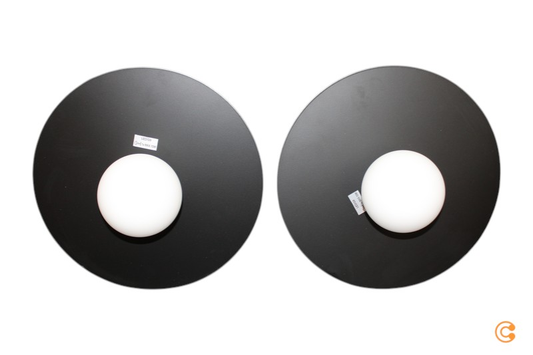 B-flokks Brilliant loftljós Zon, satíngler, járn, 1 ljós, loftlampi, 2 stykki